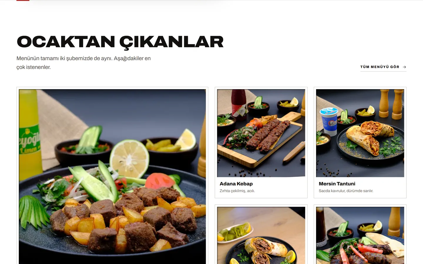 Signature dishes: the best sellers, with photos