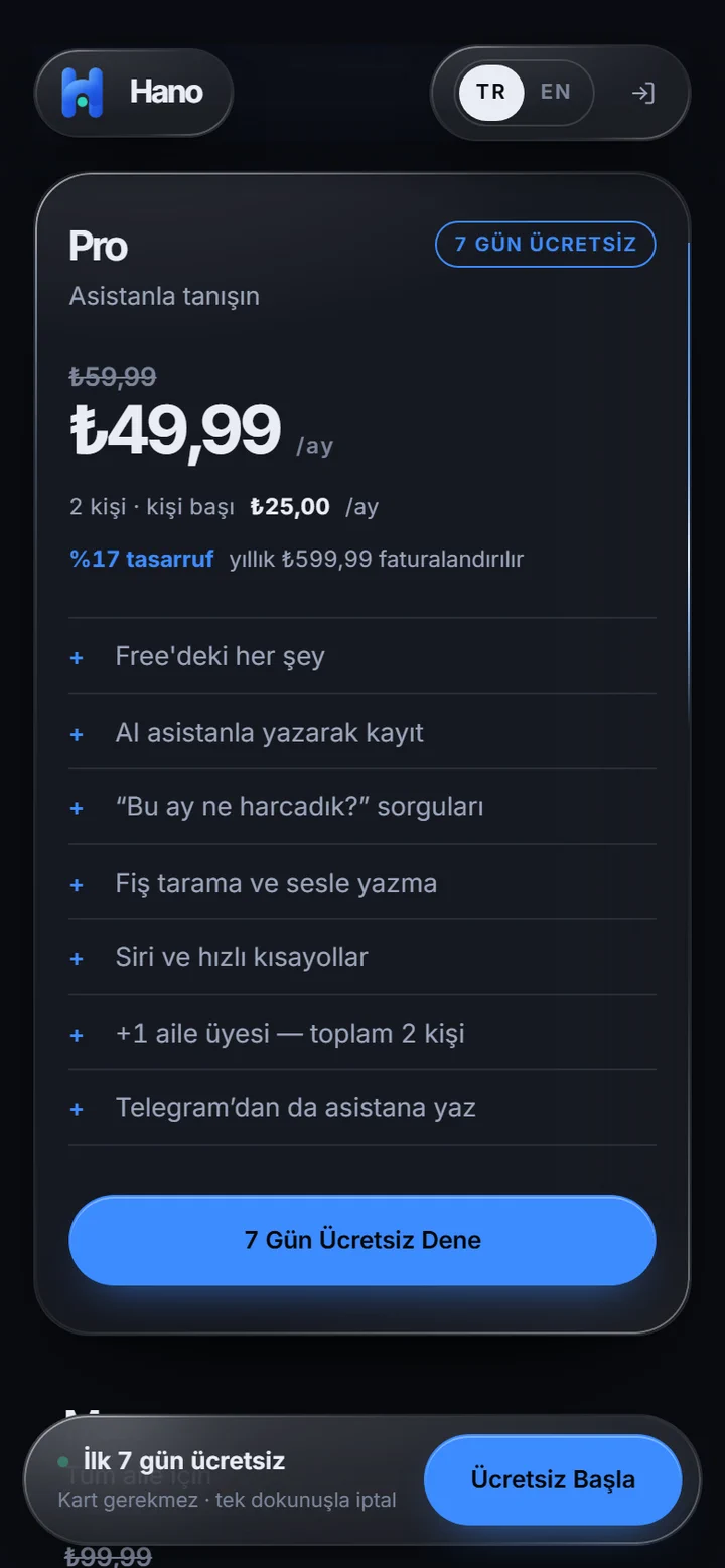Mobil Pro planı: neyi kapsıyor, kişi başı ne tutuyor