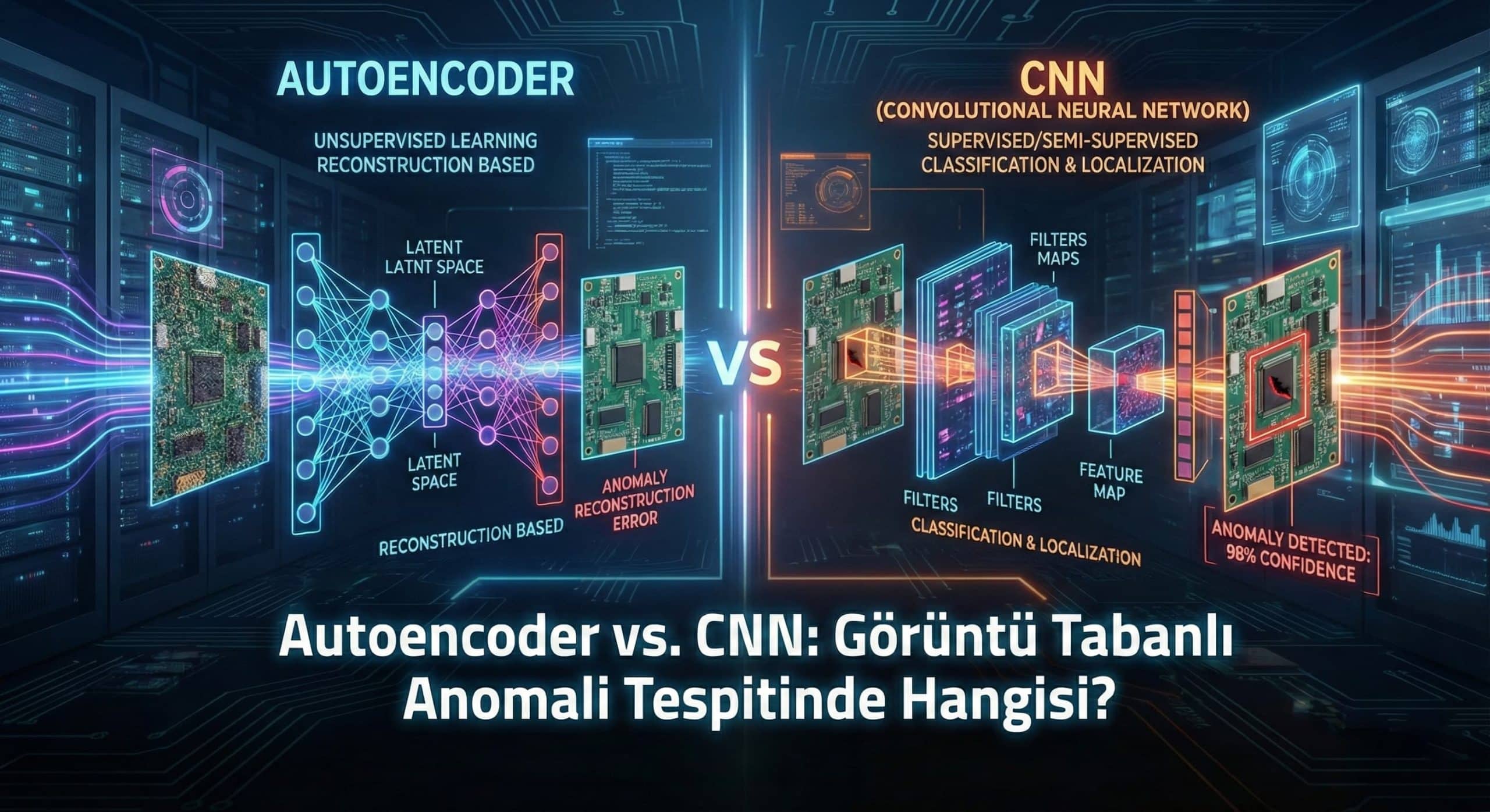 Autoencoder vs. CNN: Görüntü Tabanlı Anomali Tespitinde Hangisi?